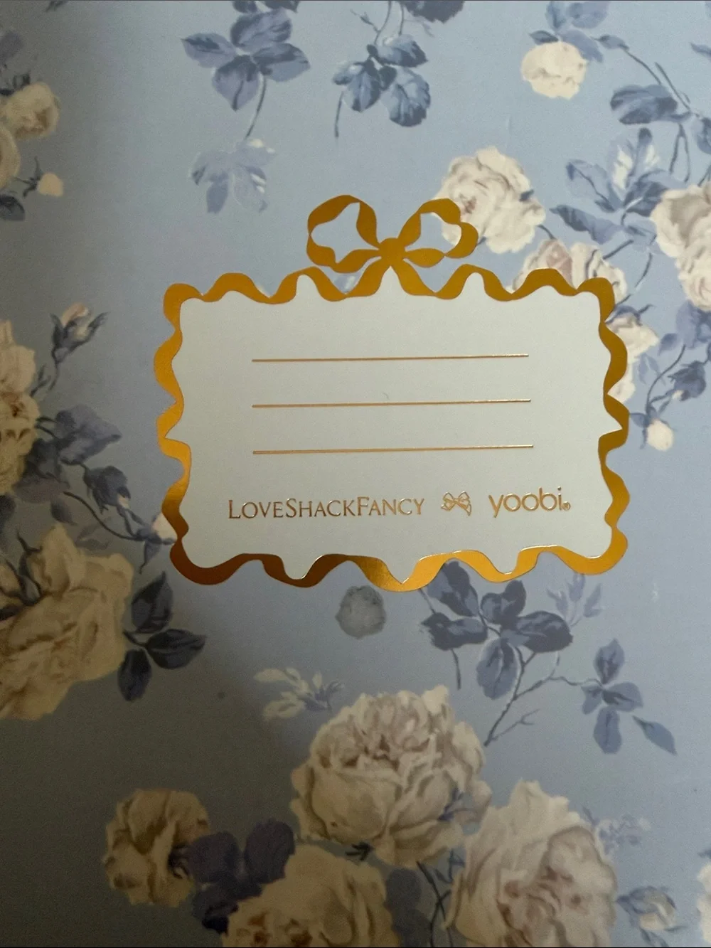 NWT LoveShackFancy x Target Yoobi Everblooming Rosettes Composition Notebook